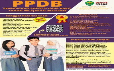 Pendaftaran Peserta Didik Baru (PPDB) Tahun 2022/2023